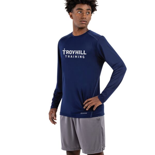 Youth Essential Long Sleeve Tee Powered by Coolcore(r) Thumbnail